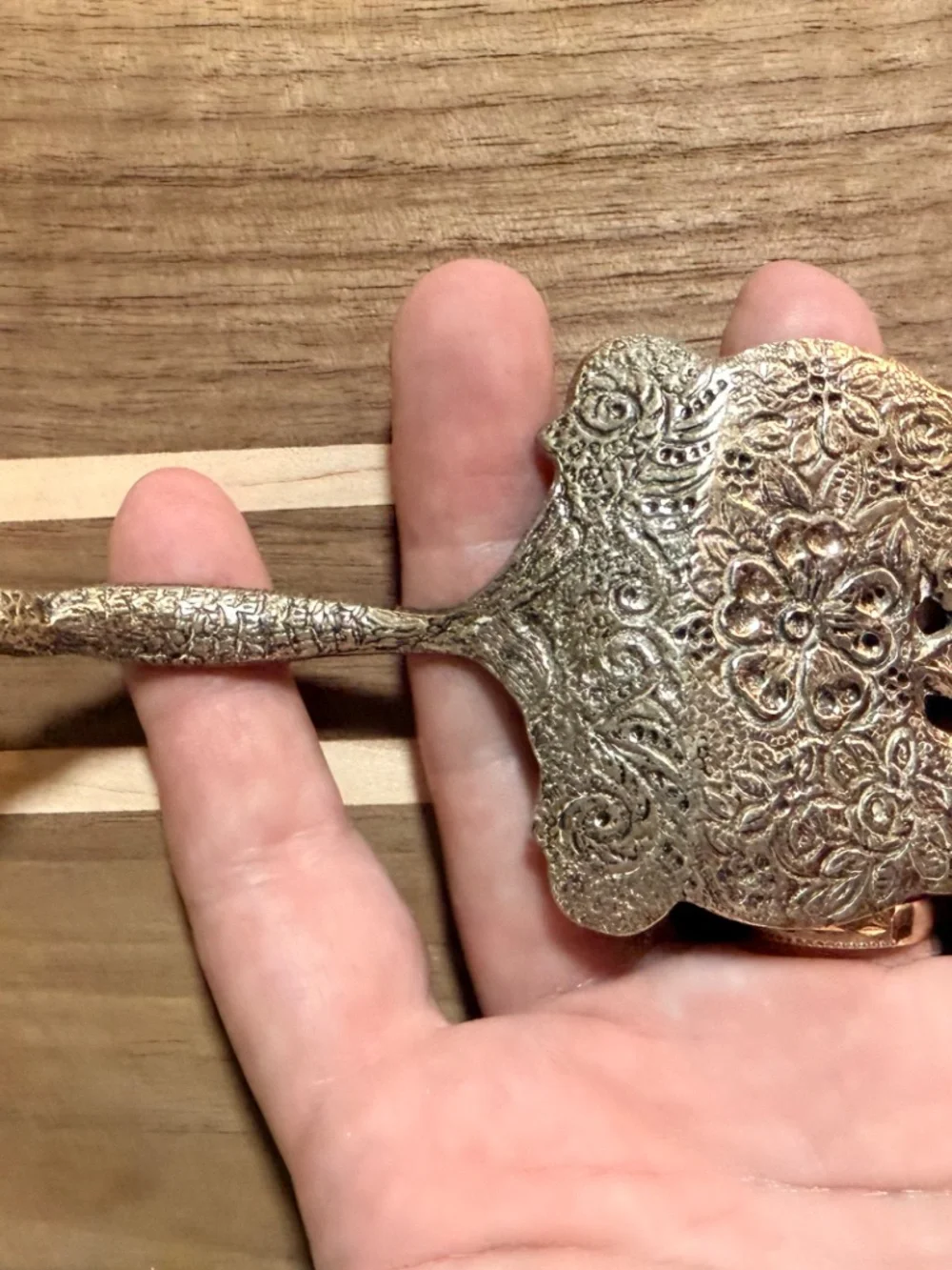 Vintage Italian Brass Mermaid Cake Server Ornate Coquette Aesthetic